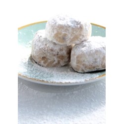 Kourabiedes noix de pécan et cannelle Kourabiedes noix de pécan et cannelle