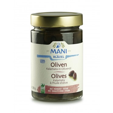 Olives de Kalamata BIO à l'huile d'olive 180g