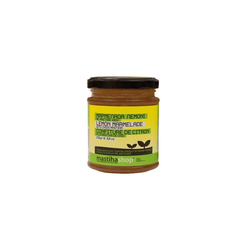 Confiture de citron au mastic de Chios Bio 250g