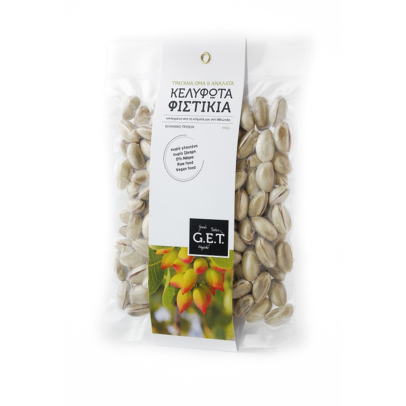 Pistaches grecques crues et non salées 160g