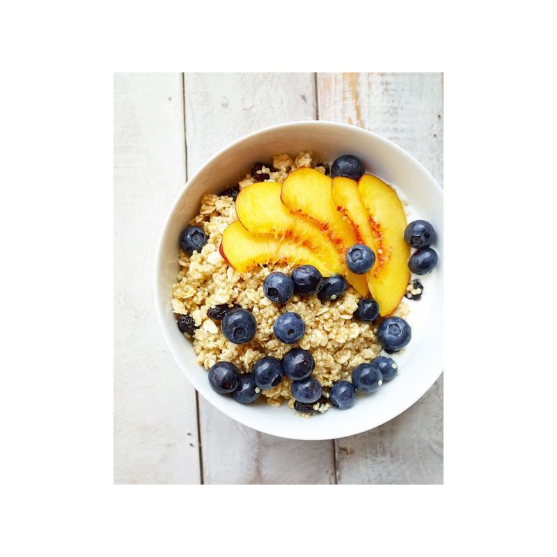 Recette : Muesli au quinoa, huile d'olive et sirop d'érable Recette : Muesli au quinoa, huile d'olive et sirop d'érable