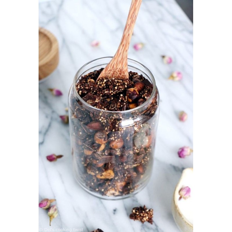Recette : Muesli au quinoa, huile d'olive et sirop d'érable Recette : Muesli au quinoa, huile d'olive et sirop d'érable