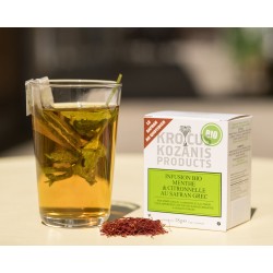Infusion BIO safran à la menthe et citronnelle