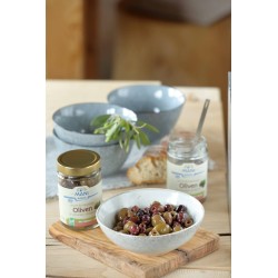 Olives bio de Kalamata et vertes dénoyautées  au naturel