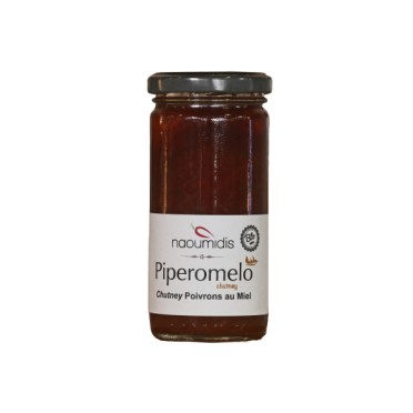 Piperomelo Chutney de poivron au miel Bio 260g