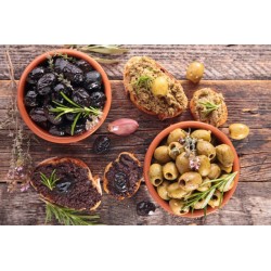 Pâtes d'olives vertes Chalkidiki BIO 100g