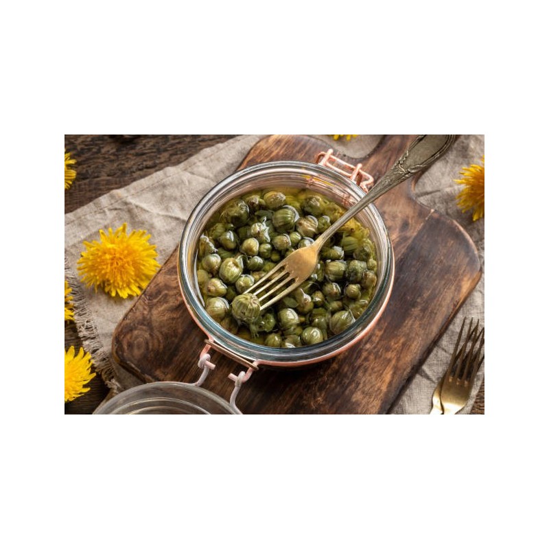 Câpres à l'huile d'olive BIO 180g Câpres à l'huile d'olive BIO 180g