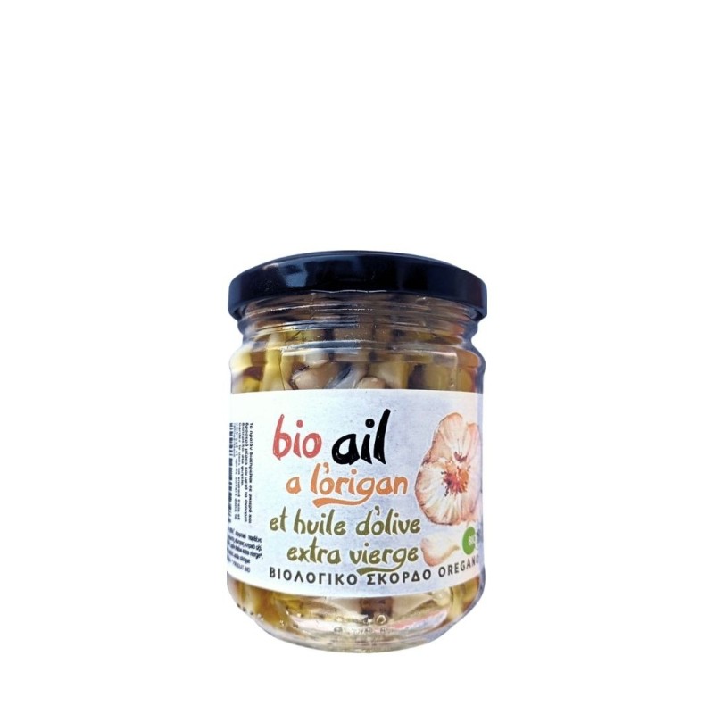 Ail à l'huile d'olive et origan 120g