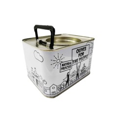 Olives vertes fendues en saumure bio 1.4kg "For the people"