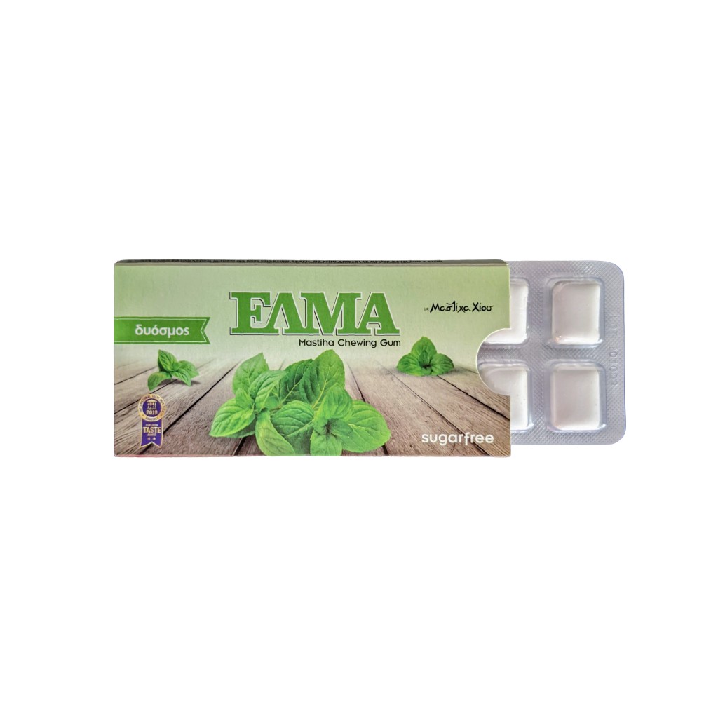 Chewing-gum au mastic et cannelle sans sucre Elma 13g – kipiadi