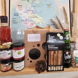 Coffret apéritif grec à partager - Tartinades, mezzés et spécialités à offrir Coffret apéritif grec à partager - Tartinades, mezzés et spécialités à offrir