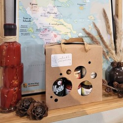 Coffret apéritif grec à partager - Tartinades, mezzés et spécialités à offrir Coffret apéritif grec à partager - Tartinades, mezzés et spécialités à offrir