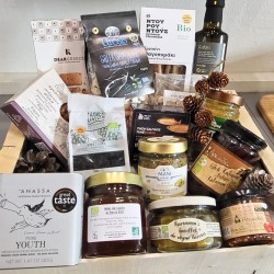 Coffret de produits bio de Grèce
