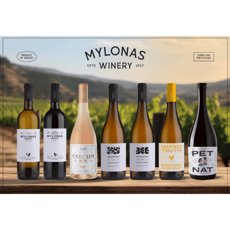 Gamme de vins grecs Mylonas Winery Gamme de vins grecs Mylonas Winery