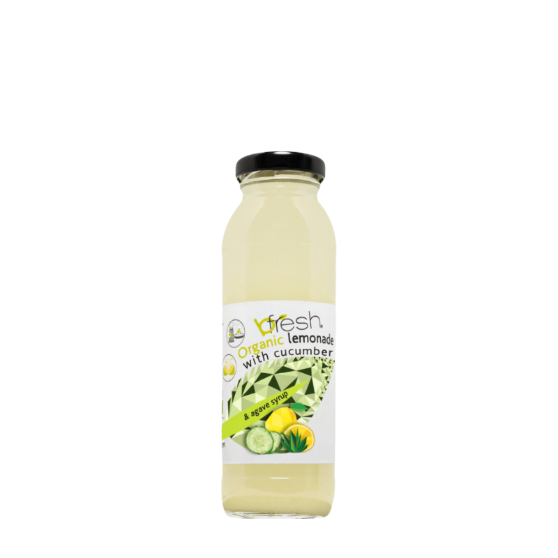 Citronnade bio de Grèce au concombre & sirop d'agave - 500ml Citronnade bio de Grèce au concombre & sirop d'agave - 500ml