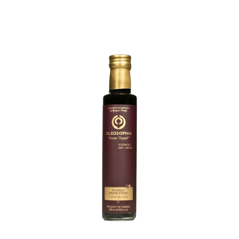 Petimezi Oleosophia 250ml - Sirop de raisin naturel grec - Sans sucre ajouté Petimezi Oleosophia 250ml - Sirop de raisin naturel grec - Sans sucre ajouté