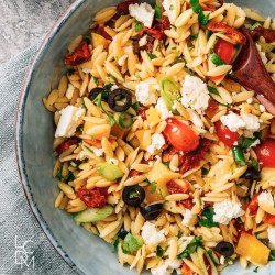 Recette de salade de kritharaki à la grecque