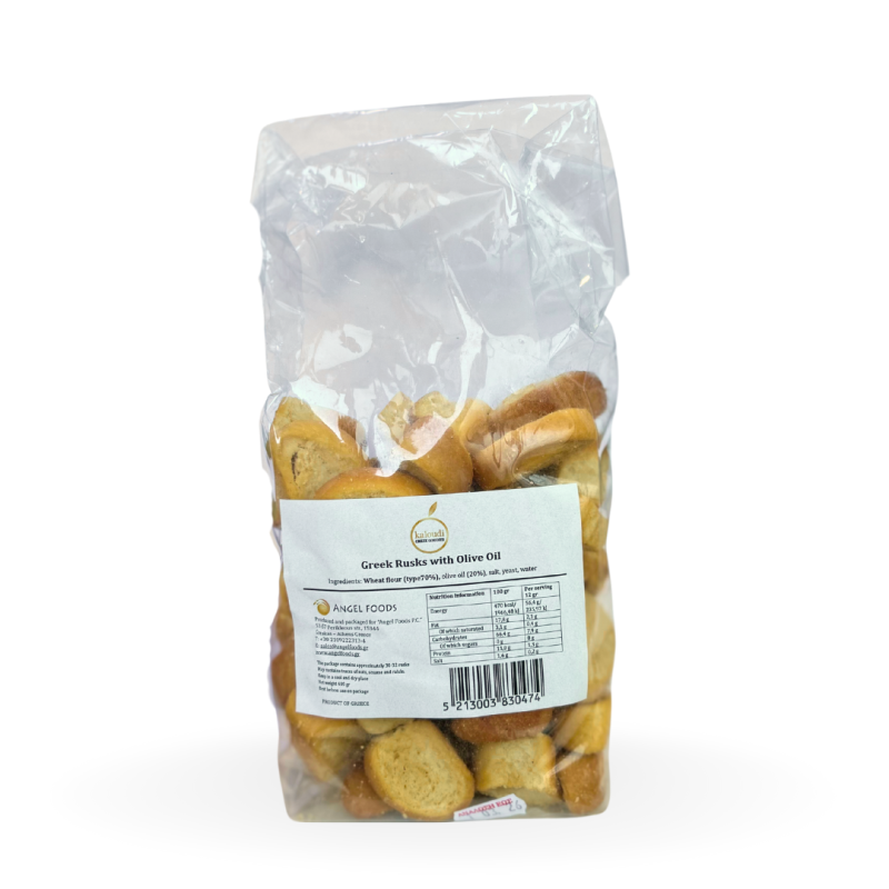 Toasts à l'huile d'olive de l'île de Cythère – 400g Toasts à l'huile d'olive de l'île de Cythère – 400g