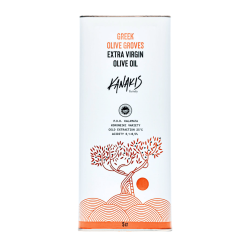 Huile d'olive grecque vierge extra AOP Kalamata - grand format, bidon de 5l