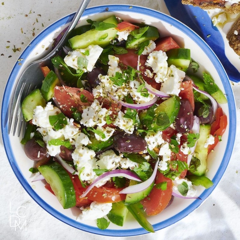 Recette de salade grecque par le chef Paul Evangelopoulos