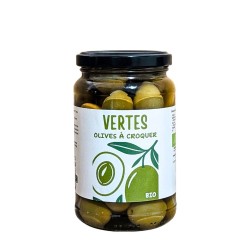 olives vertes grecques bio