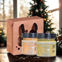 Idée cadeau - coffret à offrir plaisirs coupables - pistaches et amandes
