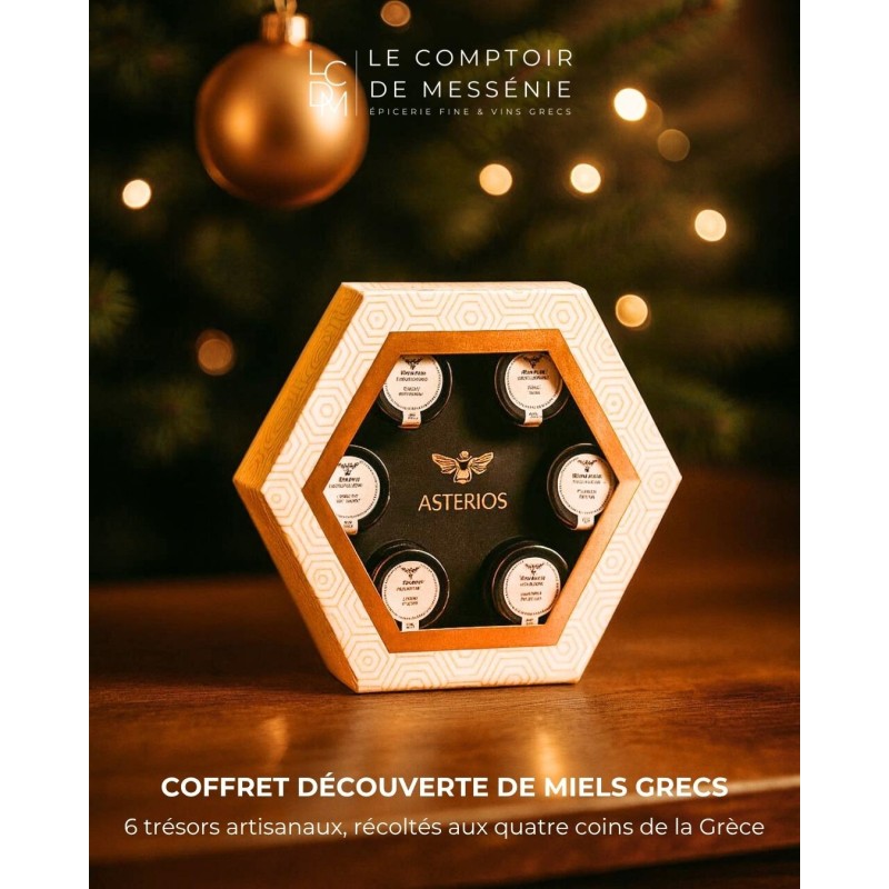 Idée cadeau de Noël Coffret de miels