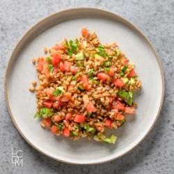 
											Salade de petit epautre /grenade / feta / orange
					