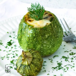 
											Courgettes farcies au thon
					