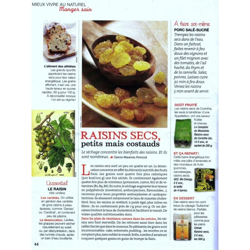 Raisins secs de Corinthe BIO Raisins secs de Corinthe BIO