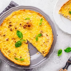 
											Flan tarama, thon et câpres
					