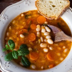 
											Soupe de haricots blancs
					