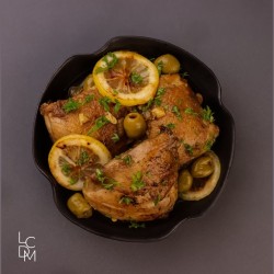 
											Poulet aux olives
					