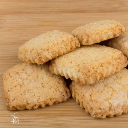 
											Recette des sablés au beurre salé miel et camomille
					