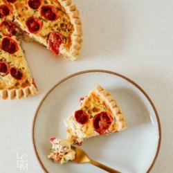 cheescake méditerranéen aux tomates séchées