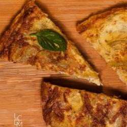 Clafoutis de lentilles de Saint-Flour pommes de terre et champignons