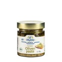 Tapenade d'olives vertes BIO grecque MANI 180 g à base d'huile d'olive vierge extra.