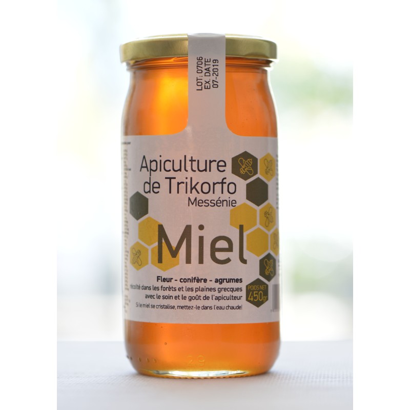 Miel fleurs, sapin et agrumes Vlahos - 450g