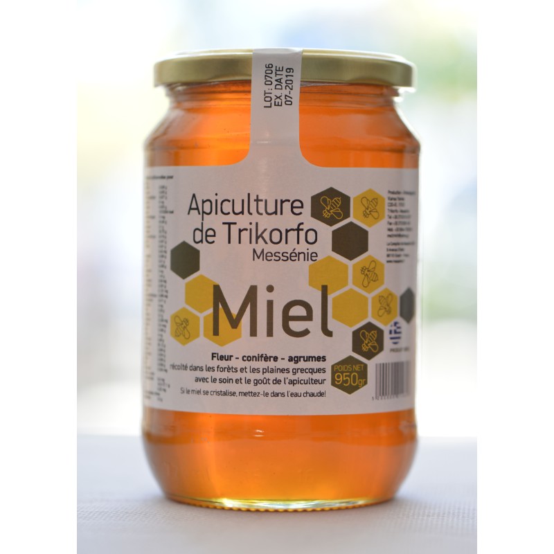 Miel fleurs, sapin et agrumes Vlahos - 950g