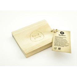 Coffret 4 minis savons sur porte-savon en bois 180g