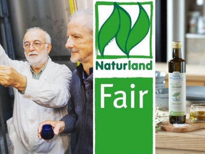 Les huiles et olives MANI sont labellisées Naturland Fair